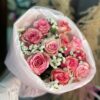 Букет из 11 роз и статицы
