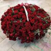 501 красная роза в корзине