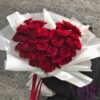 Букет из 51 красной розы в упаковке