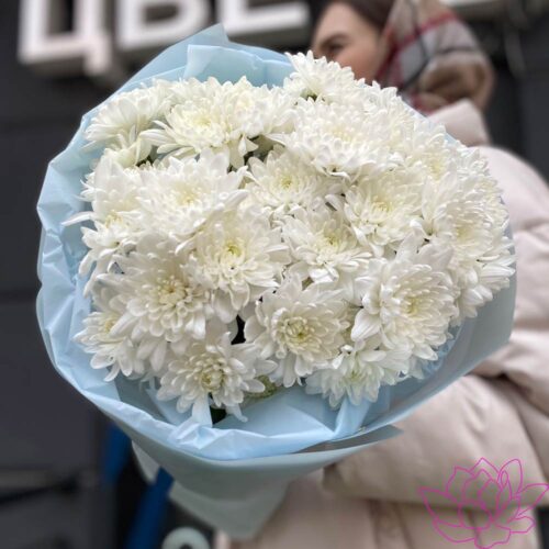 Букет из 7 кустовых хризантем