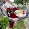 Букет из роз и антуриума