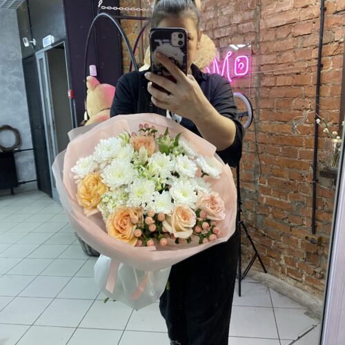 букет с розами