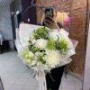 Бело-зеленый букет