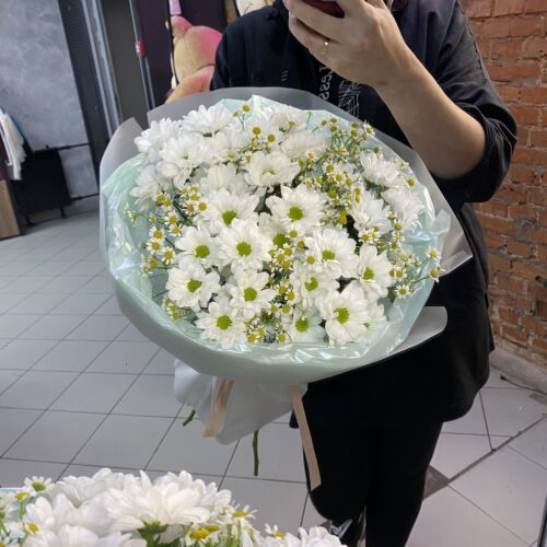 Букет Хризантема и ромашка